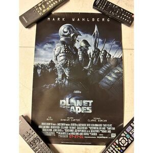 VINTAGE PLANET OF THE‎ APES (2001) ORIGINAL VERSION A MOVIE POSTER  -   ROLLED